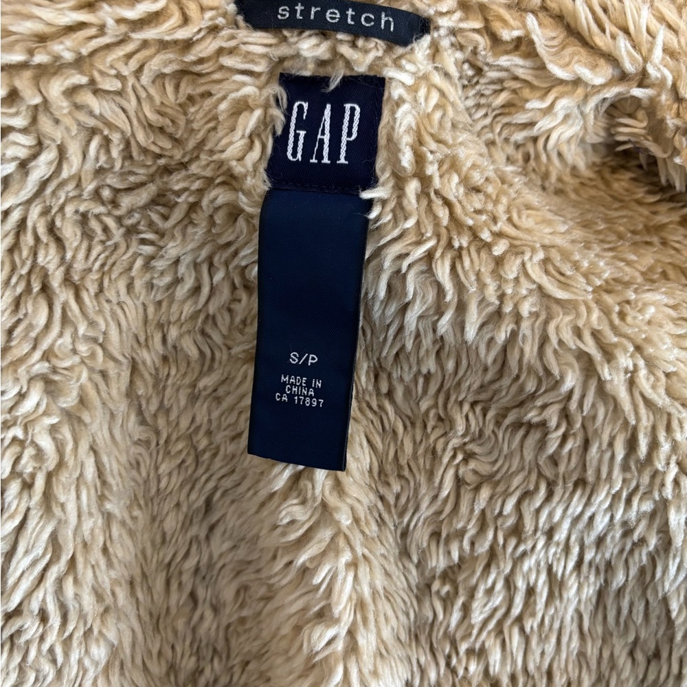 GAP Brown Sherpa lined jacket - Picture 4 of 4